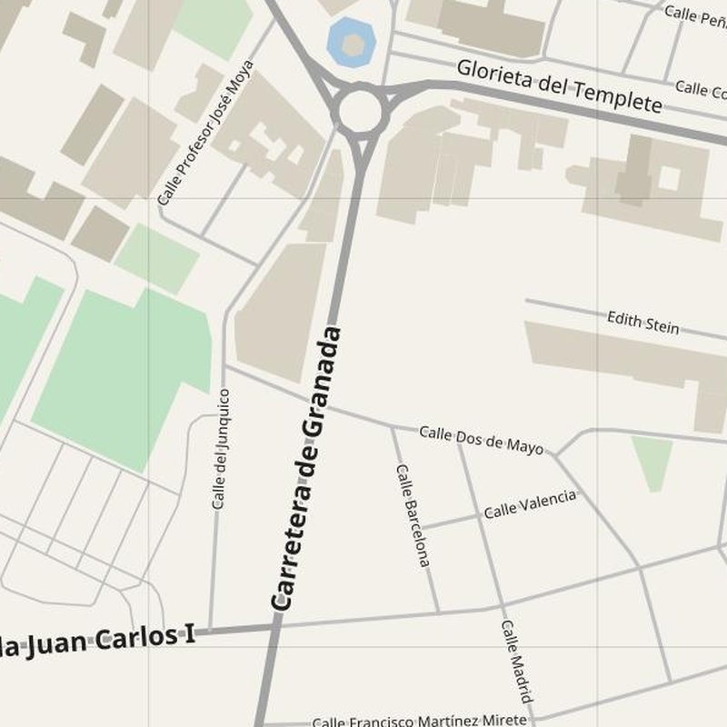 Caravaca street map with house numbers — printable address map PDF, Spain