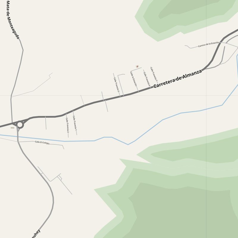 Carrizal street map with house numbers — printable address map PDF, Spain