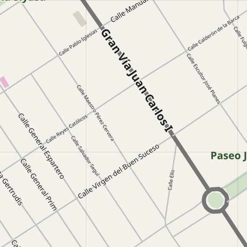 Cieza street map with house numbers — printable address map PDF, Spain