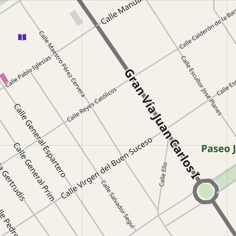 Cieza map with house numbers, hospitals, police and fire stations — printable PDF, Spain