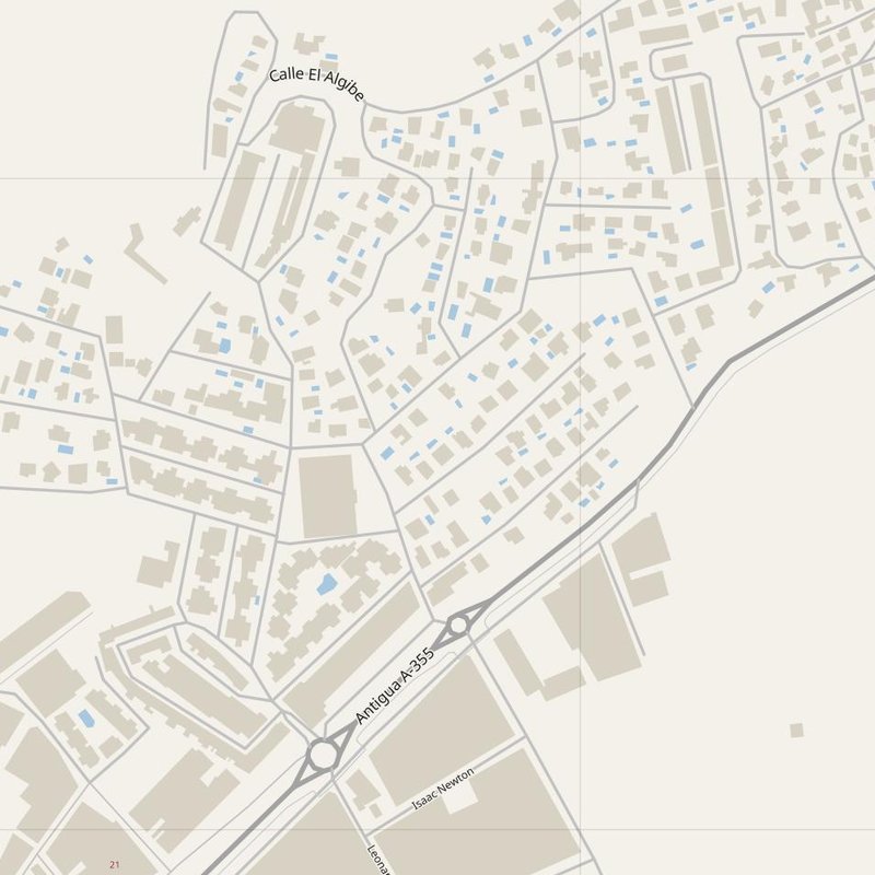 Coín street map with house numbers — printable address map PDF, Spain