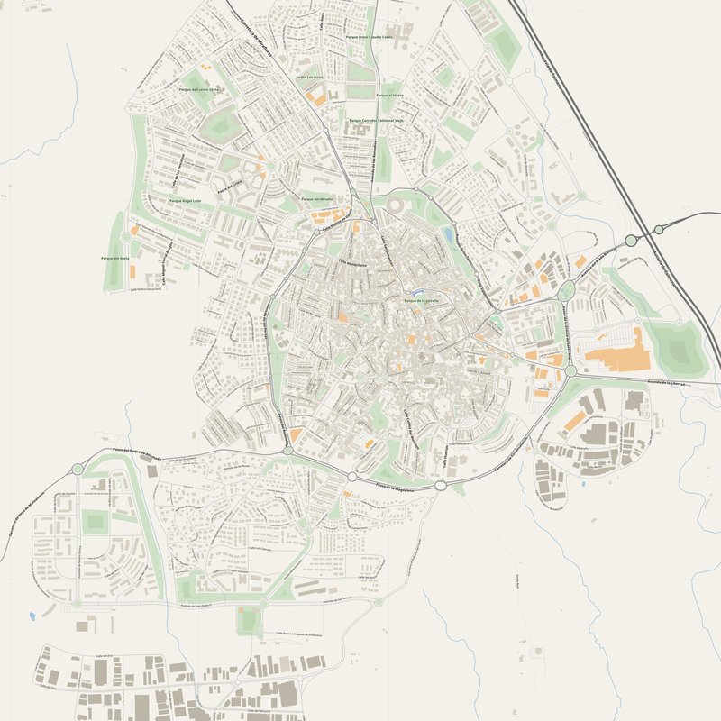 Colmenar Viejo Map PDF — Printable Street Map Poster with House Numbers