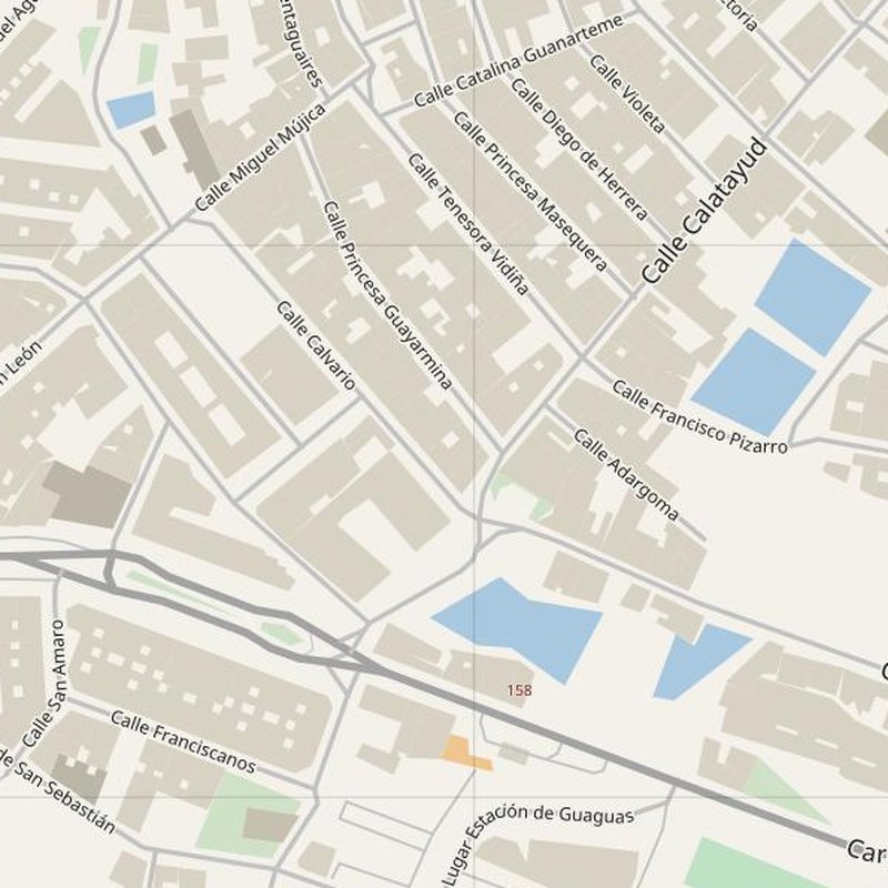 Gáldar street map with house numbers — printable address map PDF, Spain