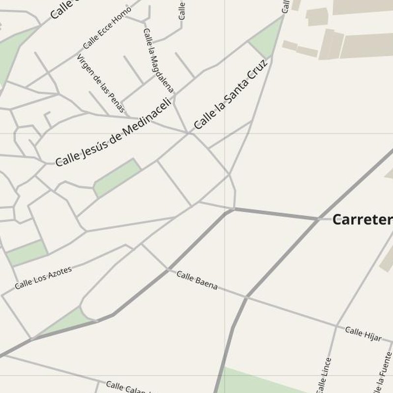 Hellín street map with house numbers — printable address map PDF, Spain