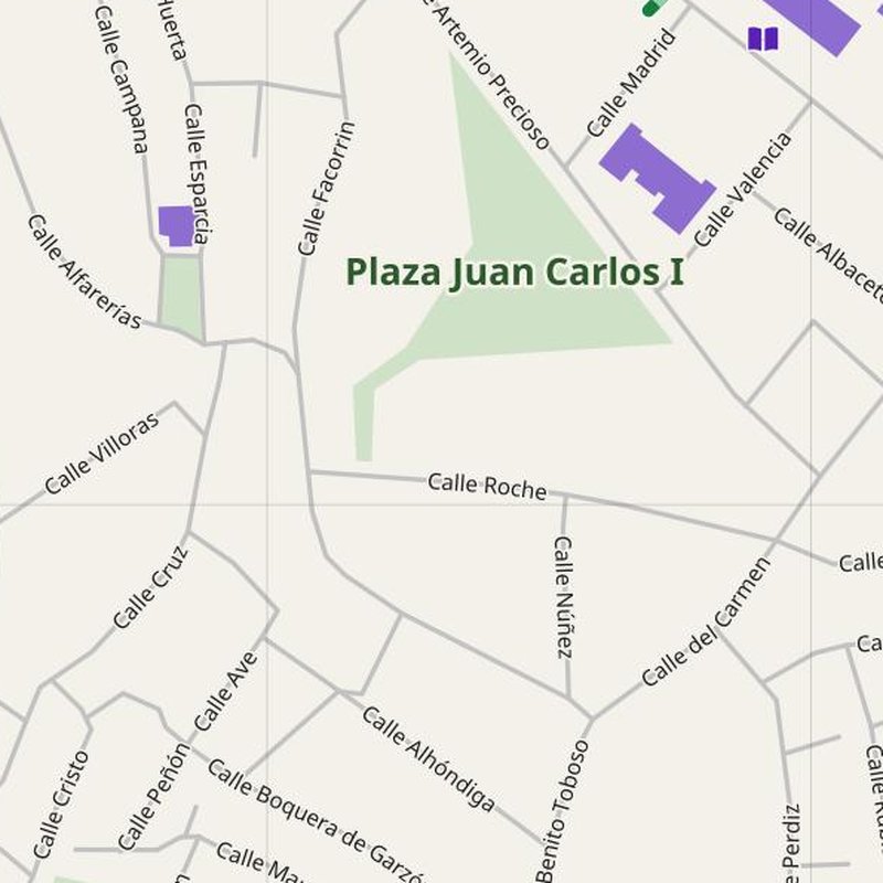 Hellín map with house numbers, hospitals, police and fire stations — printable PDF, Spain