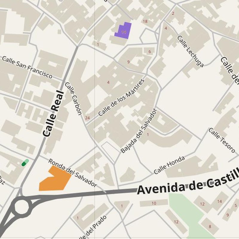 Illescas map with house numbers, hospitals, police and fire stations — printable PDF, Spain