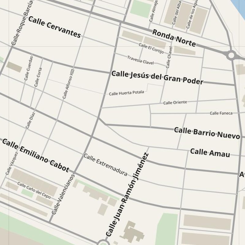 Isla Cristina street map with house numbers — printable address map PDF, Spain