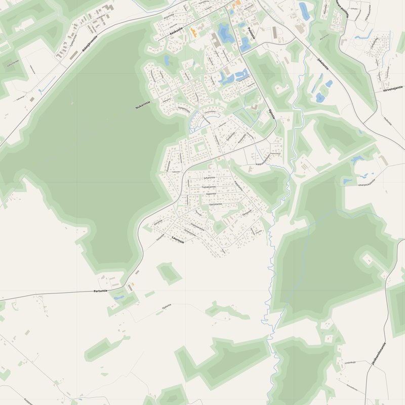 Nurmijärvi Map PDF — Printable Street Map Poster with House Numbers