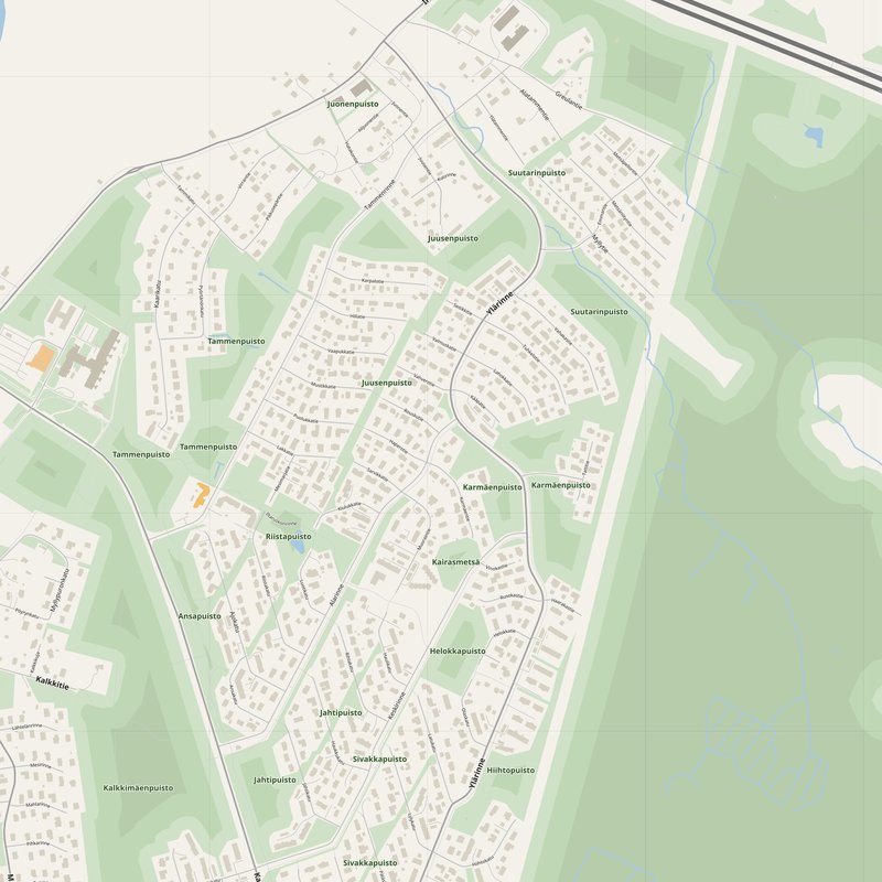 Salo Map PDF — Printable Street Map Poster with House Numbers