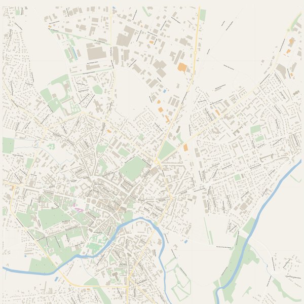 Free city map of Alençon, France