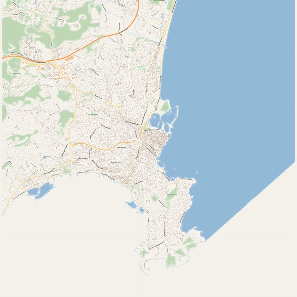 Antibes street map with house numbers — printable address map PDF, France