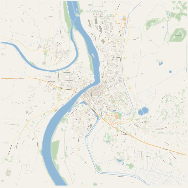 Arles street map with house numbers — printable address map PDF, France