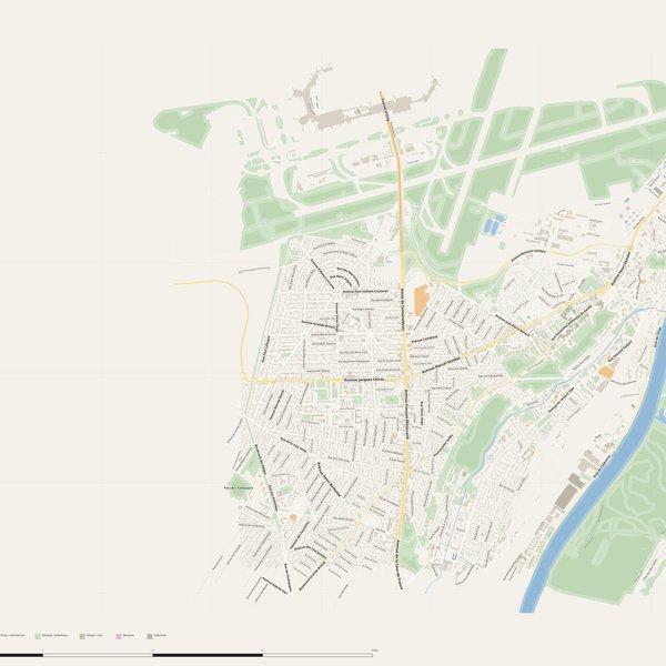 Free printable city map of Athis-Mons with all street names, France