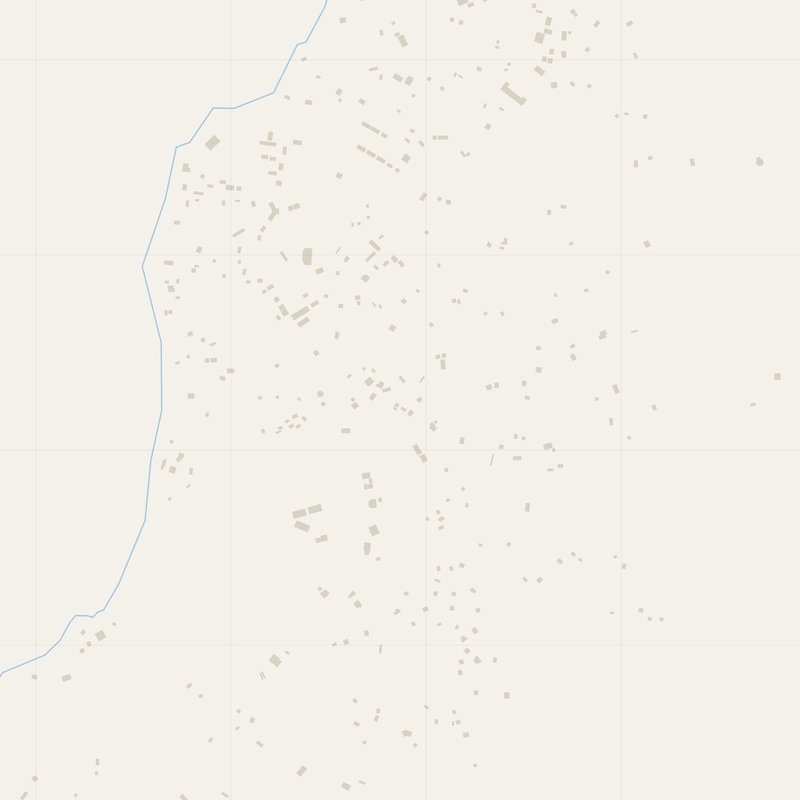 Druckbarer Stadtplan von Akanda als Poster, Gabun