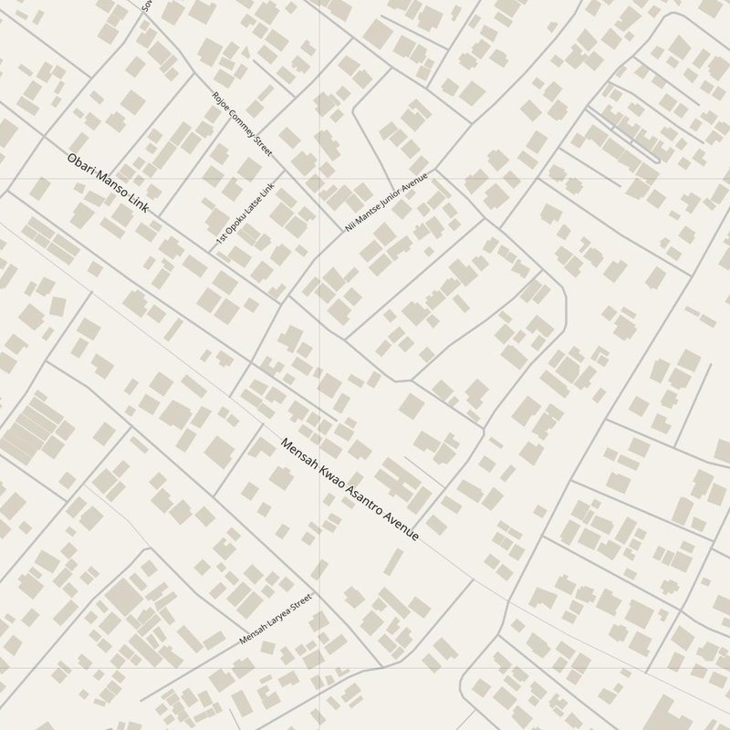 Adenta street map with house numbers — printable address map PDF, Ghana