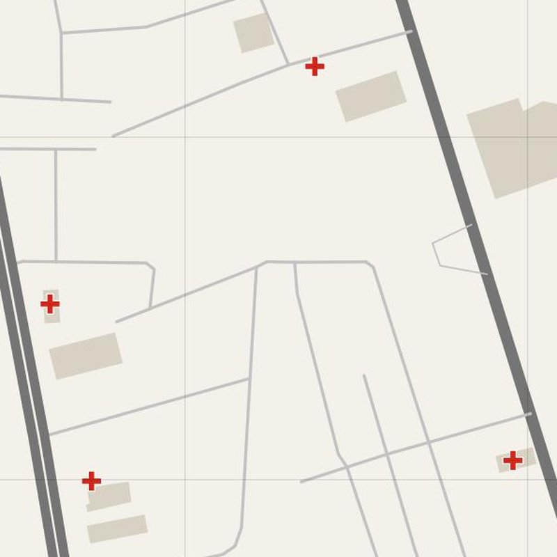 Achalpur map with house numbers, hospitals, police and fire stations — printable PDF, India