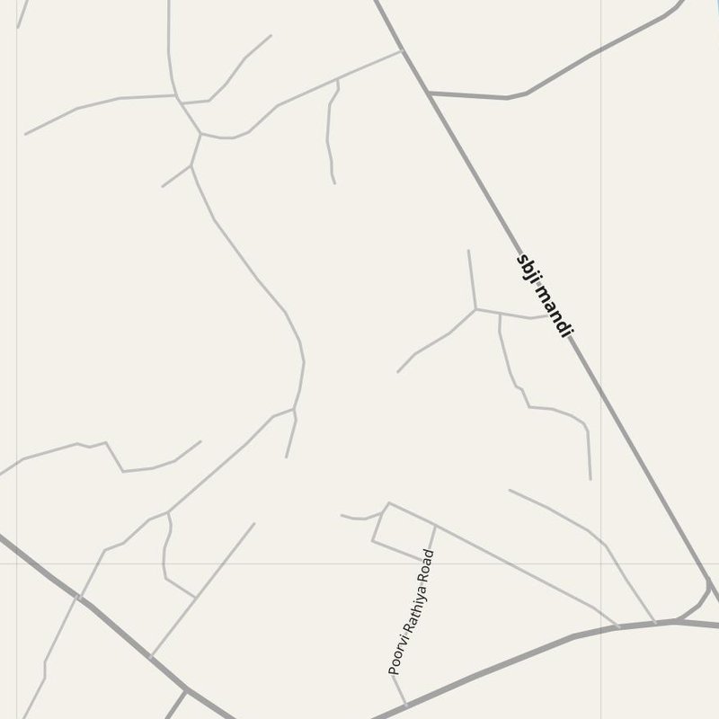 Achhnera street map with house numbers — printable address map PDF, India