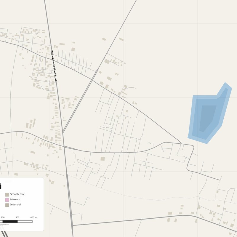 Addanki Map PDF — Printable Street Map Poster with House Numbers