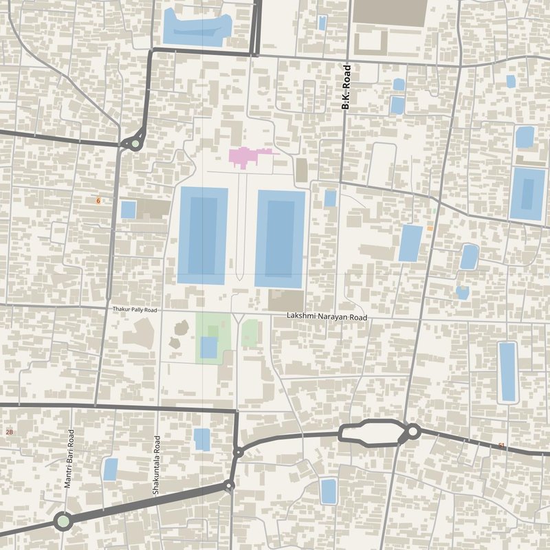 Agartala street map with house numbers — printable address map PDF, India