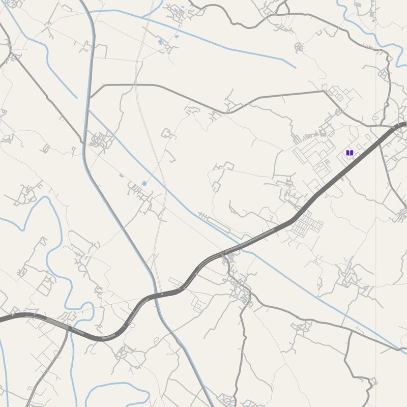 Akbarpur map with house numbers, hospitals, police and fire stations — printable PDF, India