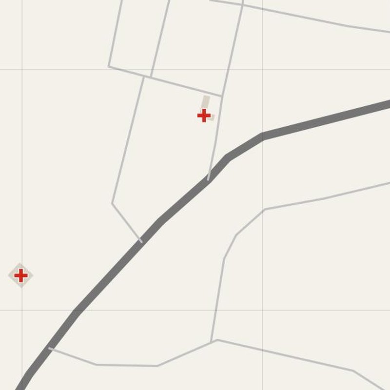 Akot map with house numbers, hospitals, police and fire stations — printable PDF, India