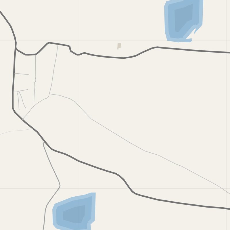 Badnāwar street map with house numbers — printable address map PDF, India