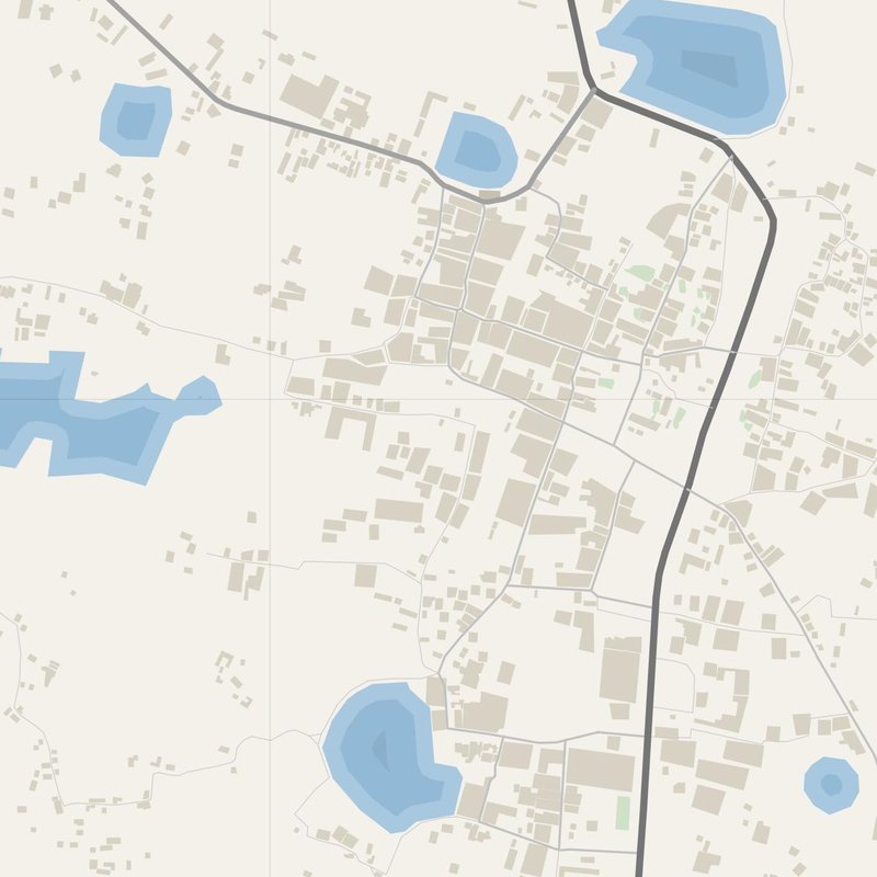 Beohāri street map with house numbers — printable address map PDF, India