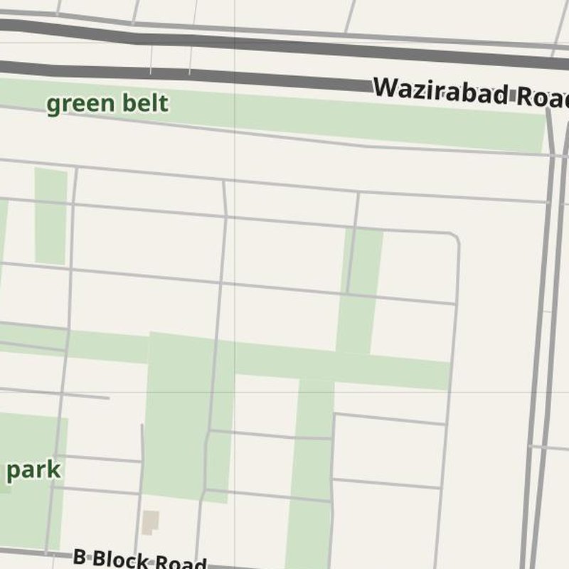 Ziauddin Pur street map with house numbers — printable address map PDF, India