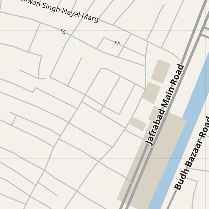 Ziauddin Pur map with house numbers, hospitals, police and fire stations — printable PDF, India