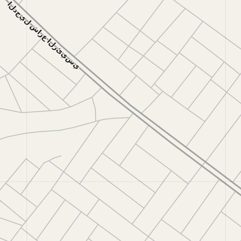Ad Dujayl map with house numbers, hospitals, police and fire stations — printable PDF, Iraq
