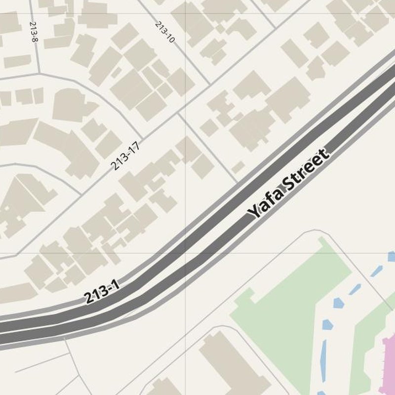 Al Ḩayy street map with house numbers — printable address map PDF, Iraq