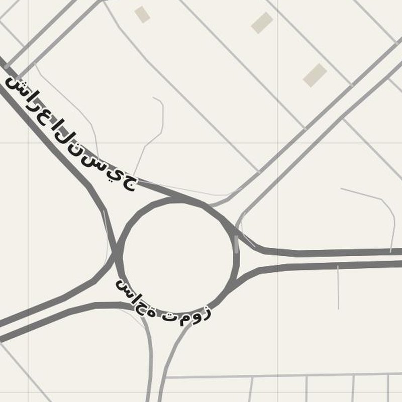Al-Kut map with house numbers, hospitals, police and fire stations — printable PDF, Iraq