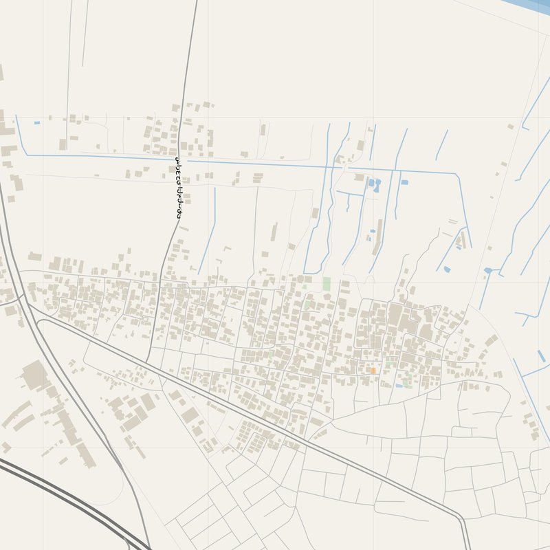 Al Madīnah Map PDF — Printable Street Map Poster with House Numbers