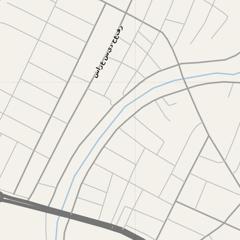 Al Mishkhāb street map with house numbers — printable address map PDF, Iraq