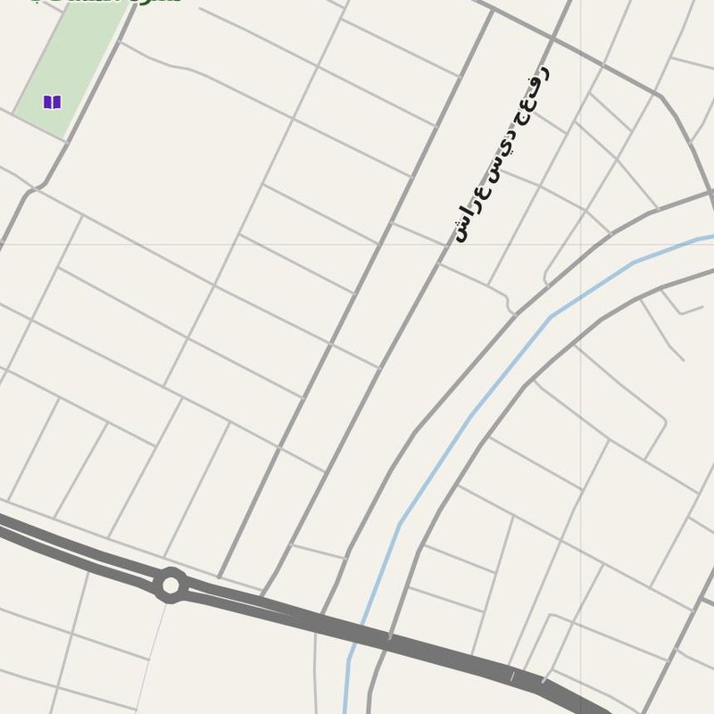 Al Mishkhāb map with house numbers, hospitals, police and fire stations — printable PDF, Iraq