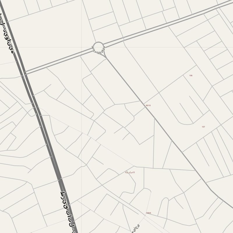 Al-Qāsim map with house numbers, hospitals, police and fire stations — printable PDF, Iraq
