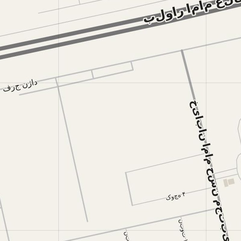 Abarkūh map with house numbers, hospitals, police and fire stations — printable PDF, Iran