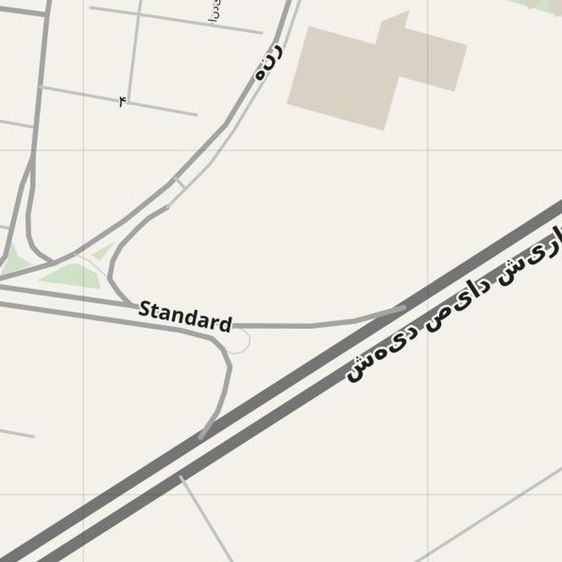 Gonbad-e Kāvūs street map with house numbers — printable address map PDF, Iran