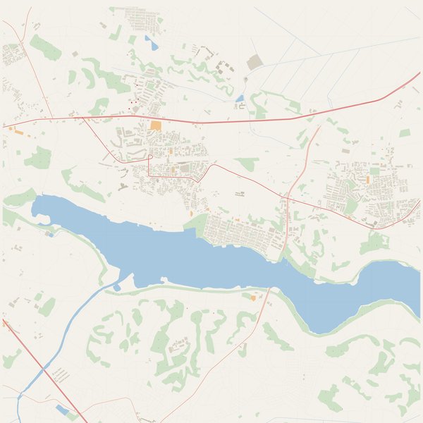 Emergency map with fire hydrants and hospitals of Abiko, Japan