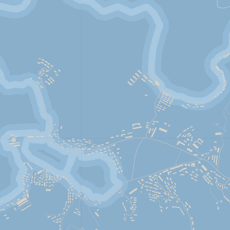 Sinp’o street map with house numbers — printable address map PDF, North Korea