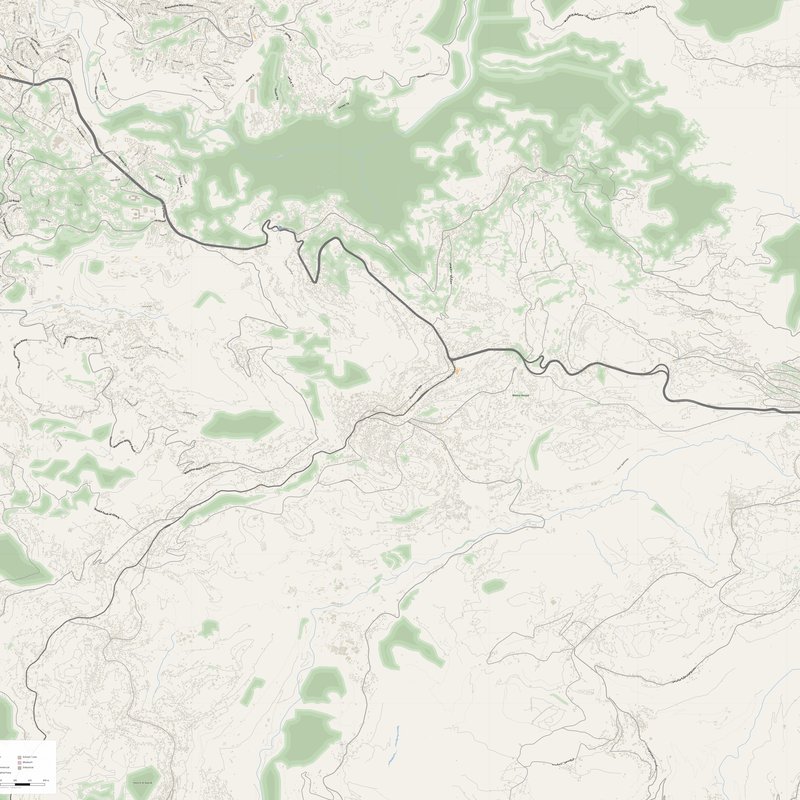Aley Map PDF — Printable Street Map Poster with House Numbers