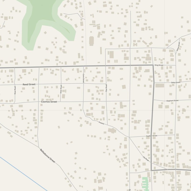 Greenville street map with house numbers — printable address map PDF, Liberia