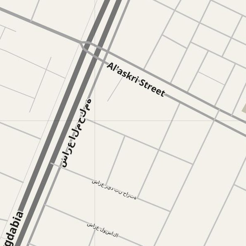 Ajdabiya street map with house numbers — printable address map PDF, Libya