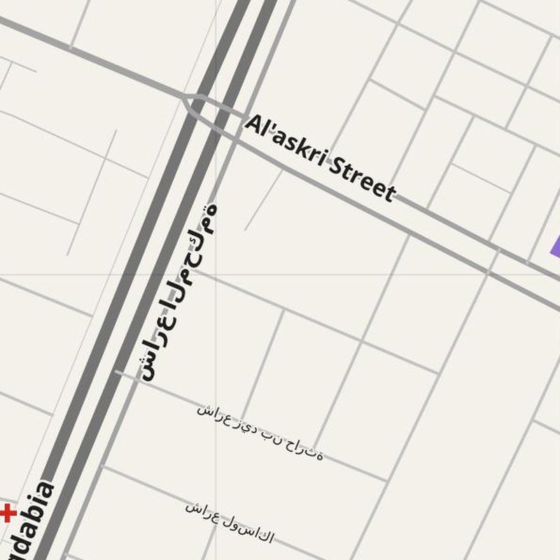 Ajdabiya map with house numbers, hospitals, police and fire stations — printable PDF, Libya