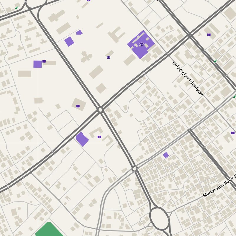 Al Jadīd map with house numbers, hospitals, police and fire stations — printable PDF, Libya