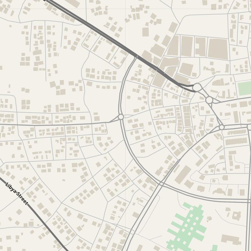 Al Jumayl street map with house numbers — printable address map PDF, Libya