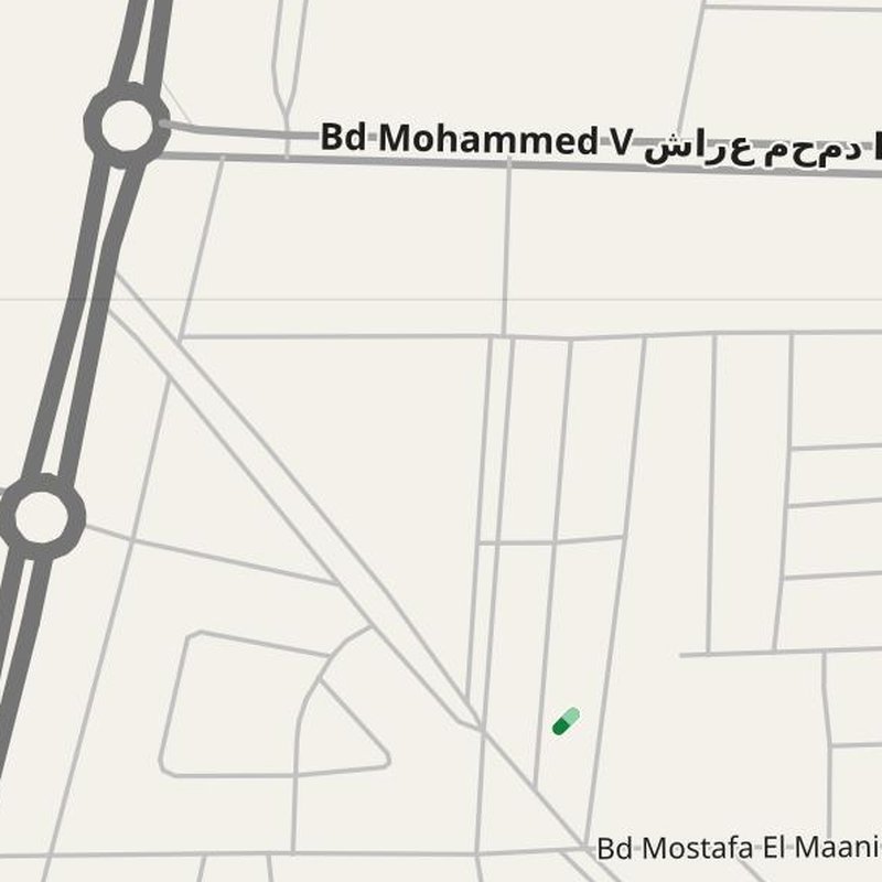 Ad Darwa map with house numbers, hospitals, police and fire stations — printable PDF, Morocco