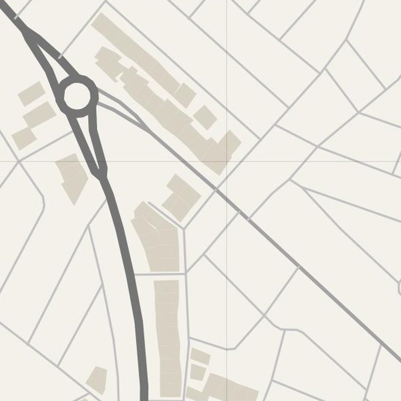 Ahfir map with house numbers, hospitals, police and fire stations — printable PDF, Morocco