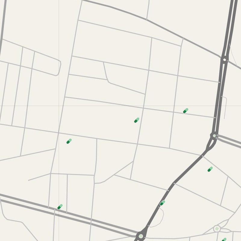Al Brouj map with house numbers, hospitals, police and fire stations — printable PDF, Morocco