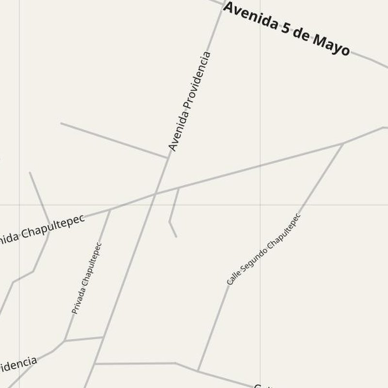Acatzingo street map with house numbers — printable address map PDF, Mexico
